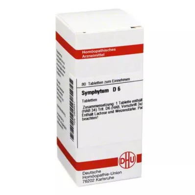 SYMPHYTUM D 6 tabletek, 80 szt SYMPHYTUM D 6 tabletek, 80 szt