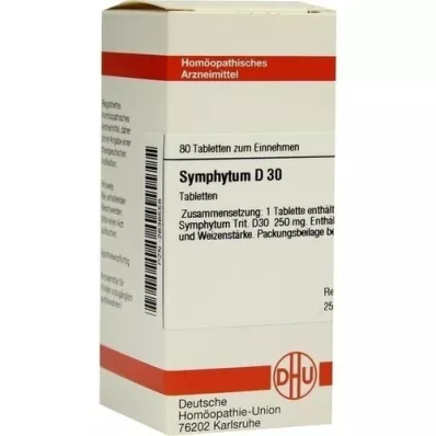 SYMPHYTUM D 30 tabletek, 80 szt