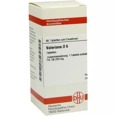 VALERIANA D 6 tabletek, 80 szt