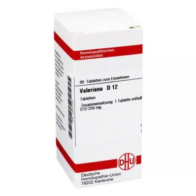VALERIANA D 12 tabletek, 80 szt VALERIANA D 12 tabletek, 80 szt