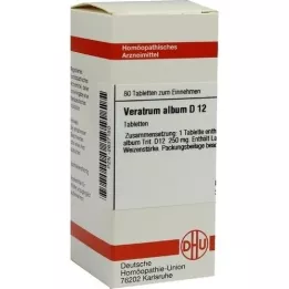 VERATRUM ALBUM D 12 tabletek, 80 szt