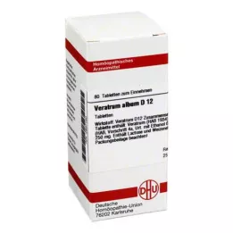 VERATRUM ALBUM D 12 tabletek, 80 szt
