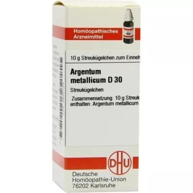 ARGENTUM METALLICUM D 30 kulek, 10 g