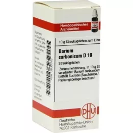 BARIUM CARBONICUM D 10 kulek, 10 g