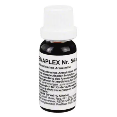 REGENAPLEX Nr 54 krople, 15 ml REGENAPLEX Nr 54 krople, 15 ml