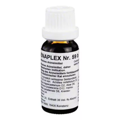 REGENAPLEX Krople nr 59 b, 15 ml REGENAPLEX Krople nr 59 b, 15 ml