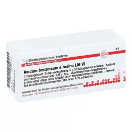 ACIDUM BENZOICUM e resina LM VI Globules, 5 g