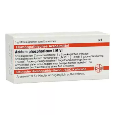 ACIDUM PHOSPHORICUM LM VI Globulki, 5 g ACIDUM PHOSPHORICUM LM VI Globulki, 5 g