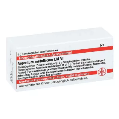 ARGENTUM METALLICUM LM VI Globulki, 5 g ARGENTUM METALLICUM LM VI Globulki, 5 g
