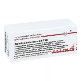 ARGENTUM METALLICUM LM XVIII Globulki, 5 g
