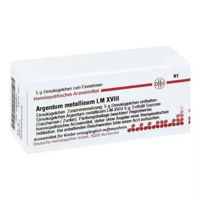 ARGENTUM METALLICUM LM XVIII Globulki, 5 g ARGENTUM METALLICUM LM XVIII Globulki, 5 g