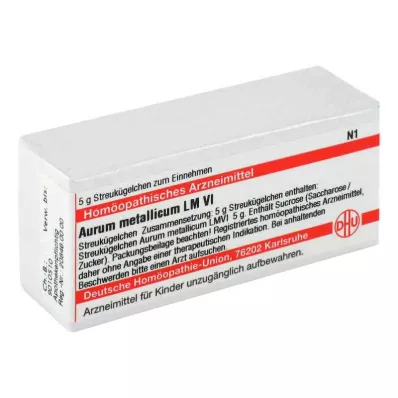 AURUM METALLICUM LM VI Globulki, 5 g