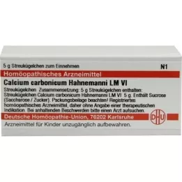 CALCIUM CARBONICUM Hahnemanni LM VI Globulki, 5 g