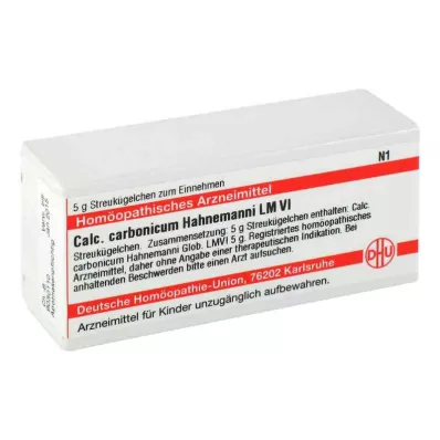 CALCIUM CARBONICUM Hahnemanni LM VI Globulki, 5 g CALCIUM CARBONICUM Hahnemanni LM VI Globulki, 5 g