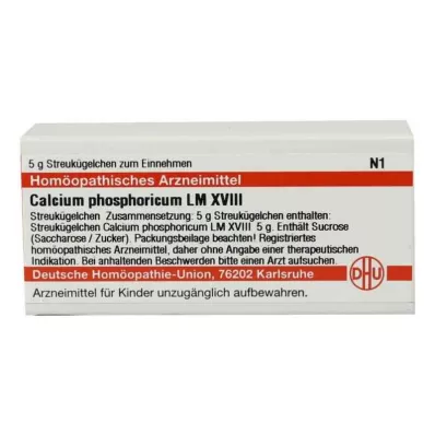 CALCIUM PHOSPHORICUM LM XVIII Globulki, 5 g CALCIUM PHOSPHORICUM LM XVIII Globulki, 5 g