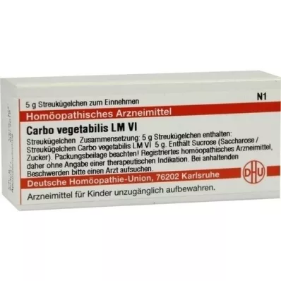 CARBO VEGETABILIS LM VI Globulki, 5 g