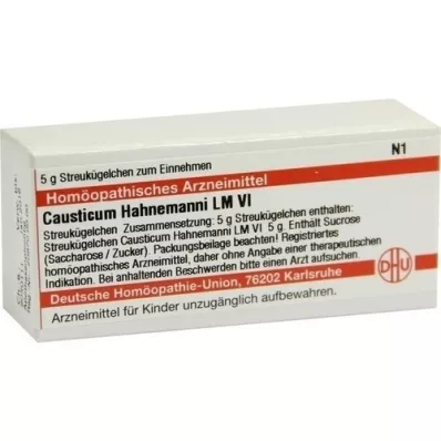 CAUSTICUM HAHNEMANNI LM VI Globulki, 5 g