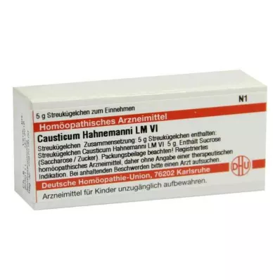 CAUSTICUM HAHNEMANNI LM VI Globulki, 5 g
