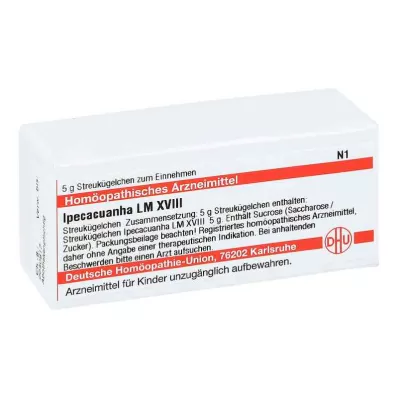 IPECACUANHA LM XVIII Globulki, 5 g IPECACUANHA LM XVIII Globulki, 5 g