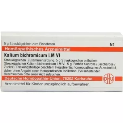 KALIUM BICHROMICUM LM VI Globulki, 5 g
