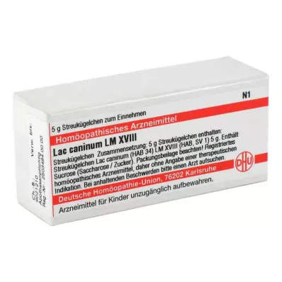 LAC CANINUM LM XVIII Globulki, 5 g LAC CANINUM LM XVIII Globulki, 5 g