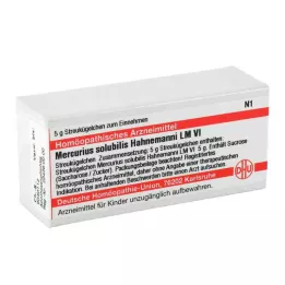 MERCURIUS SOLUBILIS Hahnemanni LM VI Globulki, 5 g