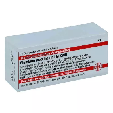 PLUMBUM METALLICUM LM XVIII Globulki, 5 g PLUMBUM METALLICUM LM XVIII Globulki, 5 g