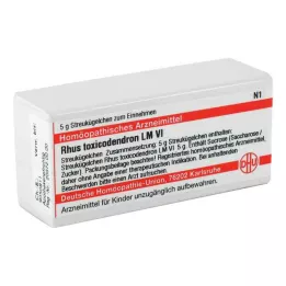 RHUS TOXICODENDRON LM VI Globulki, 5 g