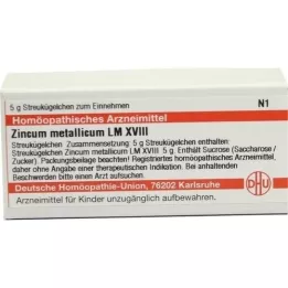 ZINCUM METALLICUM LM XVIII Globulki, 5 g