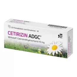 CETIRIZIN ADGC Tabletki powlekane, 20 szt