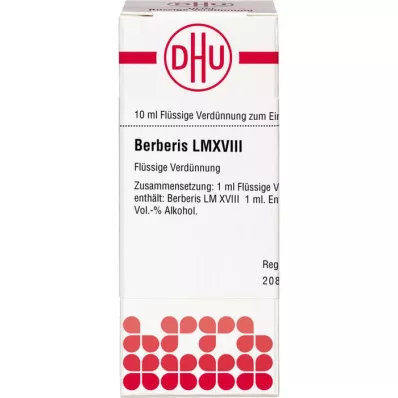 BERBERIS LM XVIII Rozcieńczenie, 10 ml