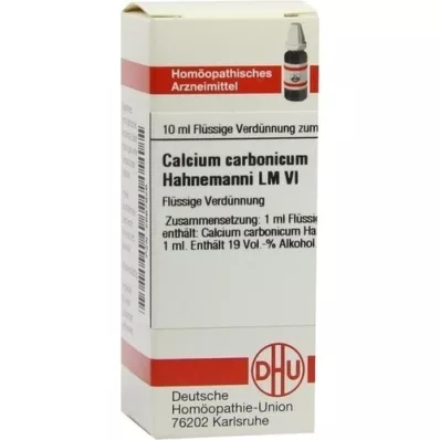 CALCIUM CARBONICUM Hahnemanni LM VI Rozcieńczenie, 10 ml