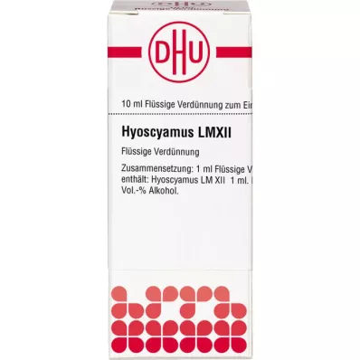 HYOSCYAMUS LM XII Rozcieńczenie, 10 ml