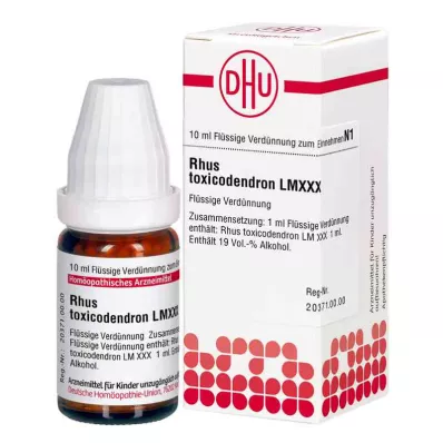 RHUS TOXICODENDRON LM XXX Rozcieńczenie, 10 ml