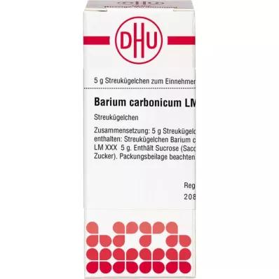 BARIUM CARBONICUM LM XXX Globulki, 5 g
