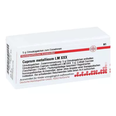CUPRUM METALLICUM LM XXX Globulki, 5 g