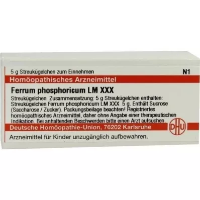 FERRUM PHOSPHORICUM LM XXX Globulki, 5 g