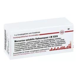 MERCURIUS SOLUBILIS Hahnemanni LM XXIV Globulki, 5 g