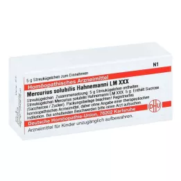 MERCURIUS SOLUBILIS Hahnemanni LM XXX Globulki, 5 g