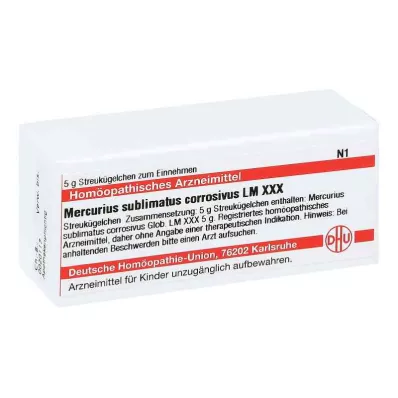MERCURIUS SUBLIMATUS corrosivus LM XXX globulki, 5 g