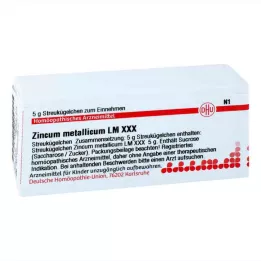 ZINCUM METALLICUM LM XXX Globulki, 5 g