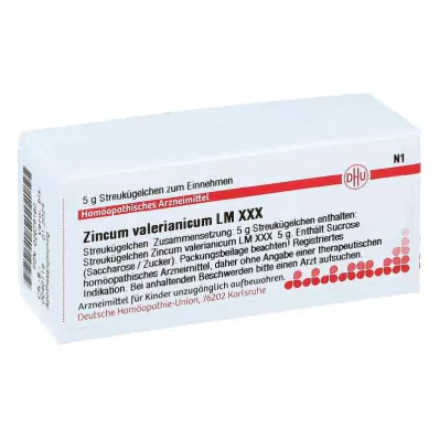 ZINCUM VALERIANICUM LM XXX Globulki, 5 g
