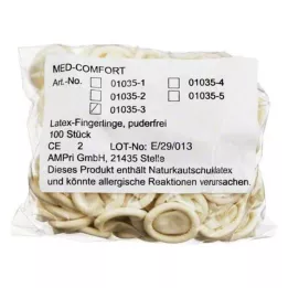 FINGERLING Lateks OP Rozmiar 3, 100 szt
