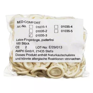 FINGERLING Lateks OP Rozmiar 3, 100 szt FINGERLING Lateks OP Rozmiar 3, 100 szt