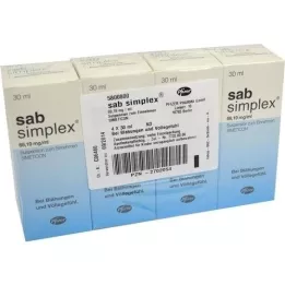 SAB simplex zawiesina doustna, 4X30 ml