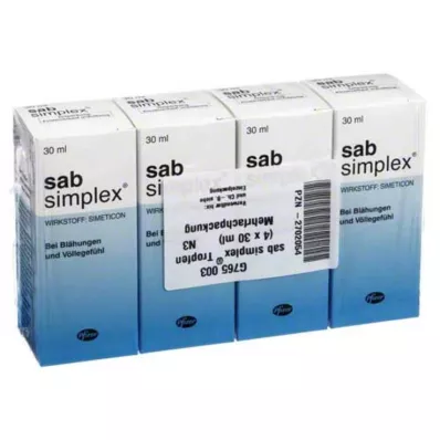 SAB simplex zawiesina doustna, 4X30 ml