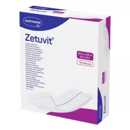 ZETUVIT Kompresy chłonne sterylne 20x20 cm, 15 szt