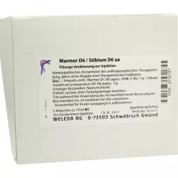 MARMOR Ampułki D 6/Stibium D 6 aa, 5 x 10 ml
