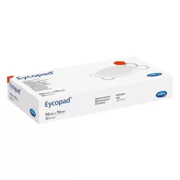 EYCOPAD Kompresy oczne 56x70 mm niesterylne, 50 szt