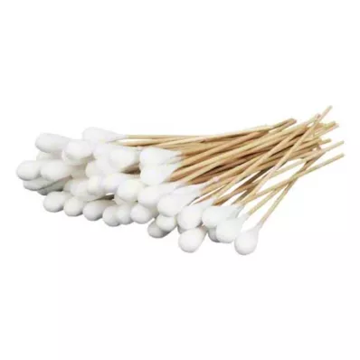 WATTESTÄBCHEN z bawełnianą główką o wielkości 15 cm, 50 szt